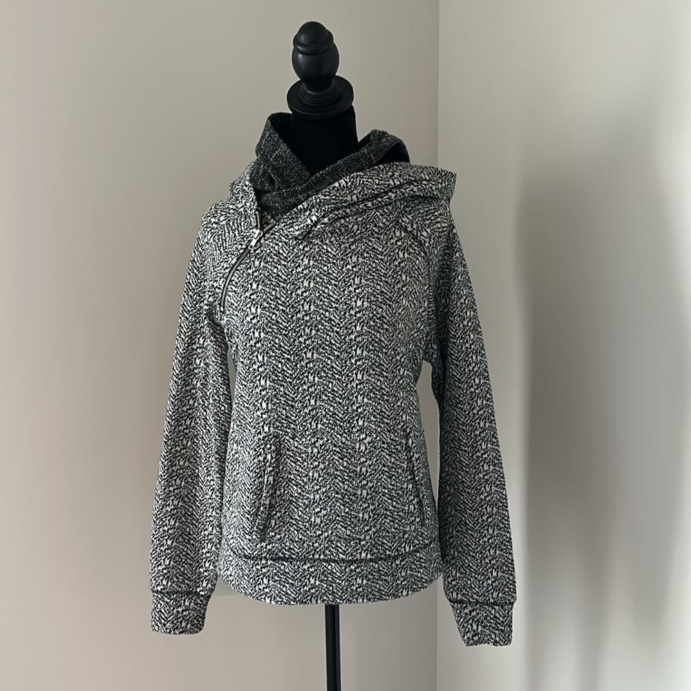 Double layered biker hoodie